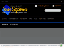 Tablet Screenshot of guidaseychelles.it